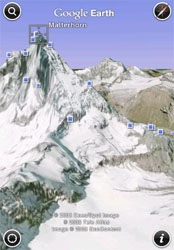 Google Earth passe en rsolution HD sur l'iPhone 4